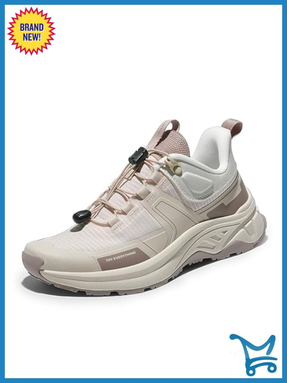 NORTIV 8 Lightweight Hiking Shoes Quick Lace Outdoor Sneakers